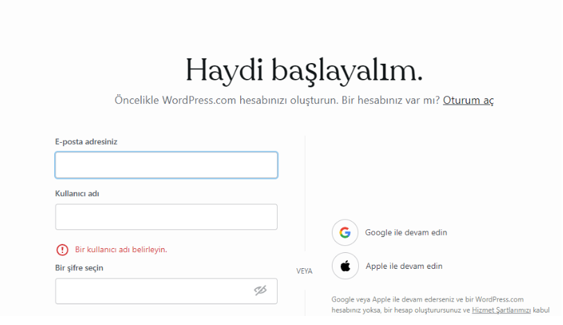 wordpress kurumsal site