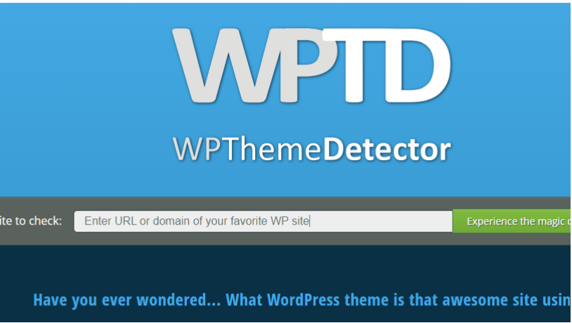 wp theme detector