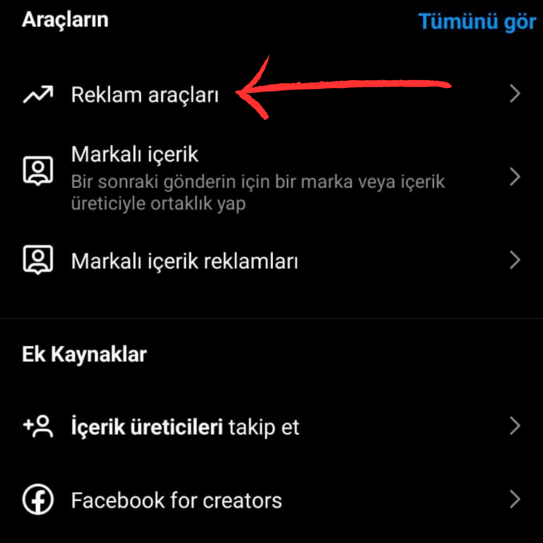 instagram reklam araçları