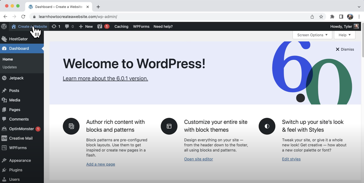 wordpress site düzenleme