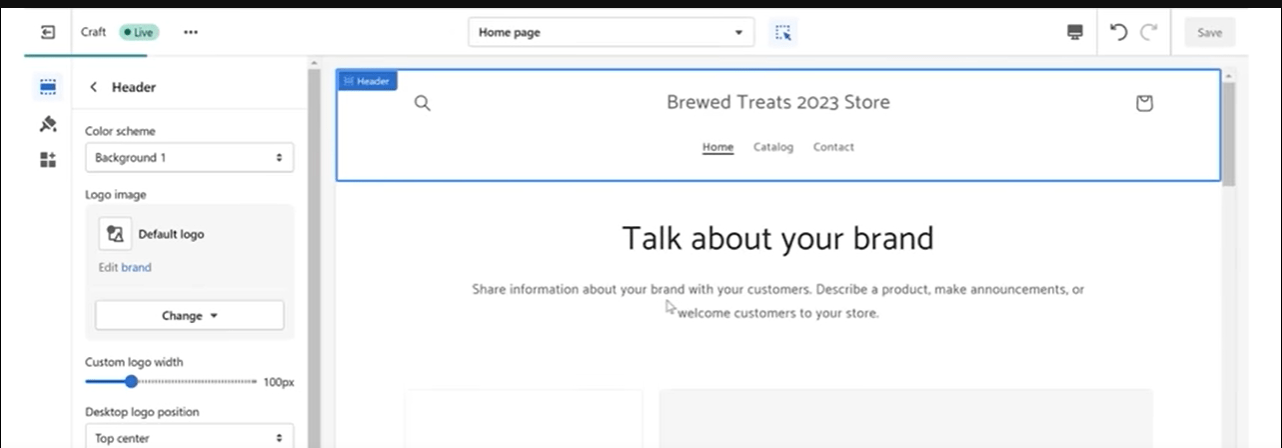 shopify mağaza düzeni