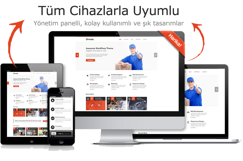 Hassa Mobil uyumlu Web Site